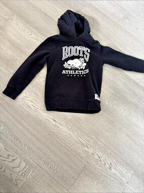 Roots Athletics Canada Kids Hoodie Black Boys XL / 16-18